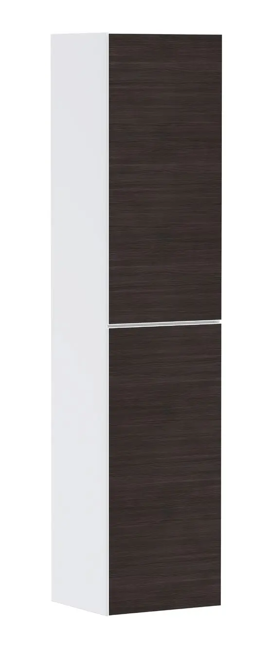 Hansgrohe Xevolos E - augstais skapis 40x176x36 cm, 2 durvis, eņģes kreisajā pusē, matēti balts/tumšs ozols 54218730