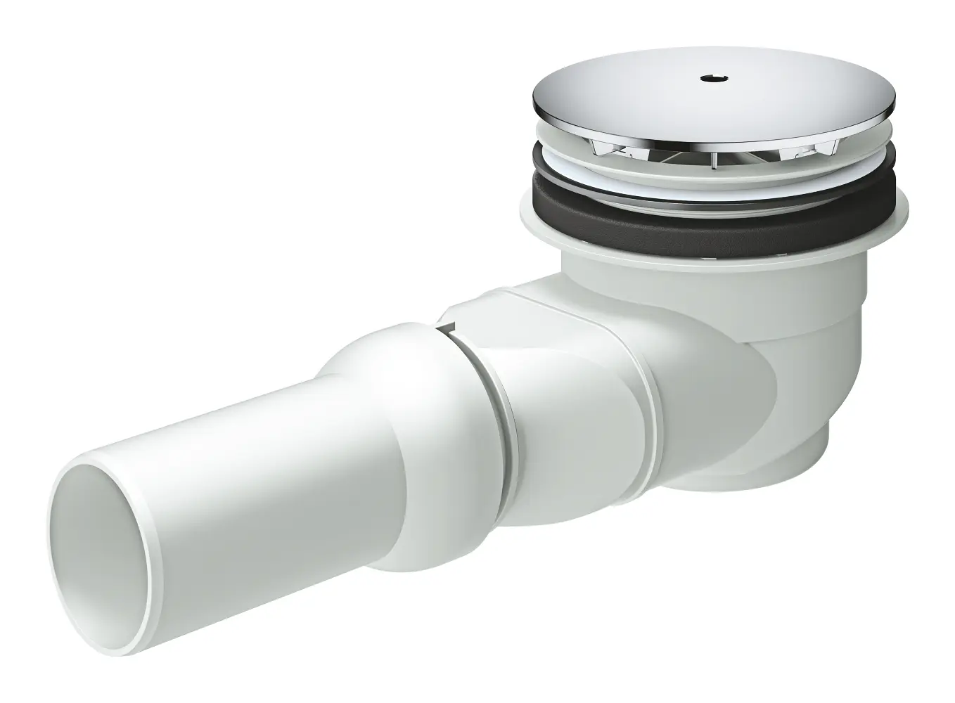 Grohe noteces komplekti - noteces komplekts dušas paliktnim, horizontāla izvade, hroms 49534000