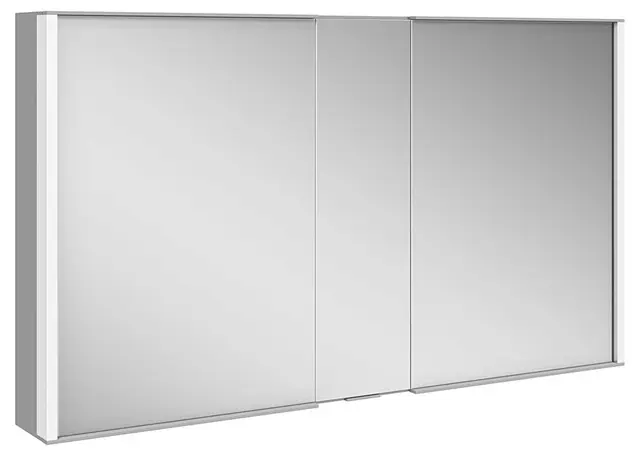 Keuco Royal Match - spoguļskapis ar LED apgaismojumu, 120x70x16 cm, sudraba anodēts 12804171311