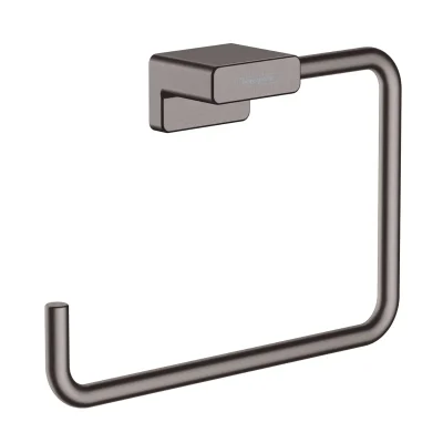 Hansgrohe AddStoris - dvieļu riņķis, hroms melns birstēts 41754340