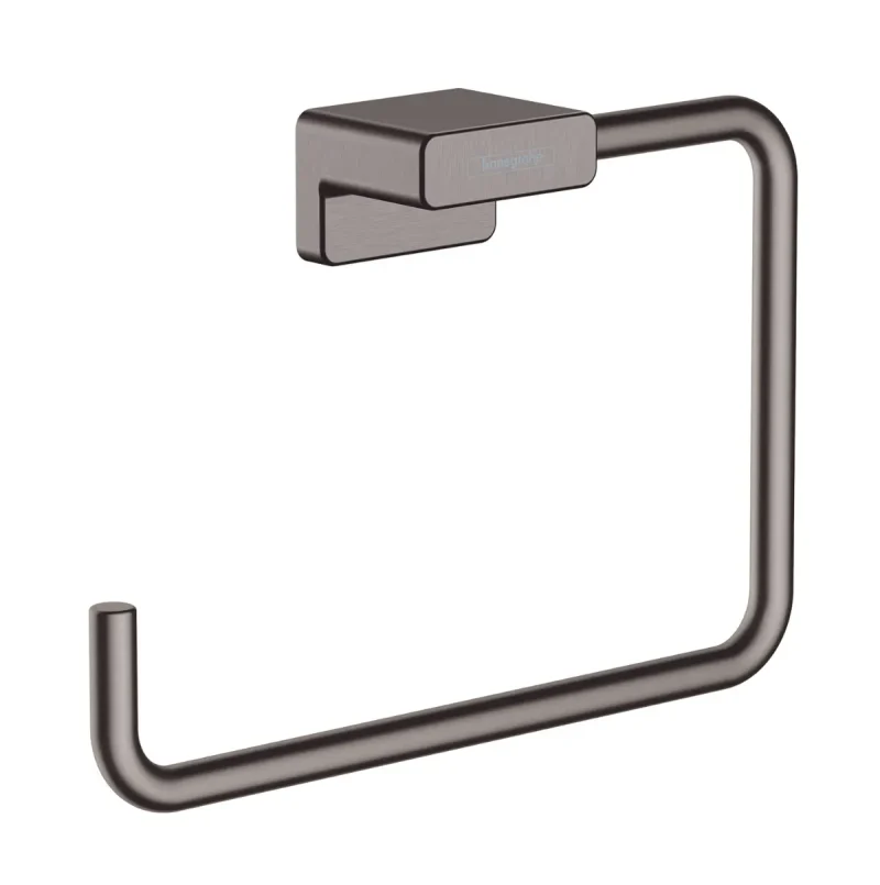 Hansgrohe AddStoris - dvieļu riņķis, hroms melns birstēts 41754340