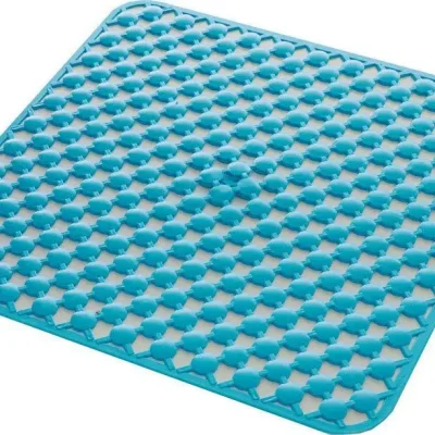 Aqualine Geo - pretslīdes dušas paklājiņš, zils 97535311