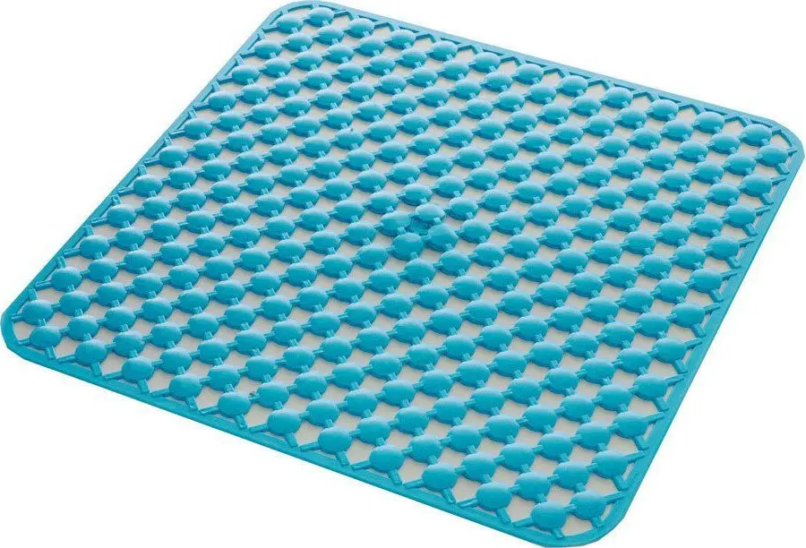 Aqualine Geo - pretslīdes dušas paklājiņš, zils 97535311