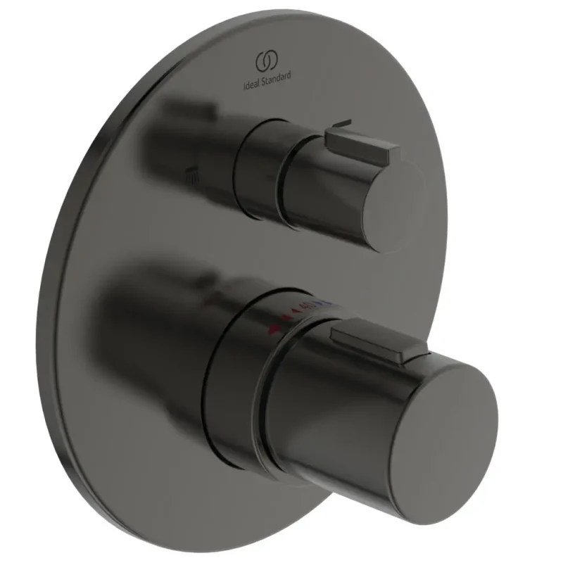 Ideal Standard CeraTherm - termostatisks vannas maisītājs, zemapmetuma, Magnetic Grey A5814A5