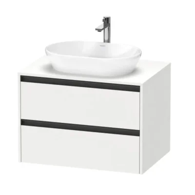 Duravit Ketho.2 - izlietnes apakšskapis 57x80x55 cm, 2 atvilktnes, balts matēts K24895018180000