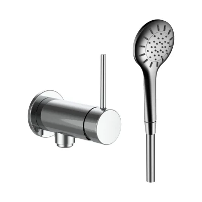 Laufen Twinplus Slim - dušas maisītājs - zemapmetuma, ar piederumiem, hroms HF505455100000