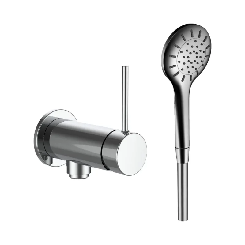 Laufen Twinplus Slim - dušas maisītājs - zemapmetuma, ar piederumiem, hroms HF505455100000
