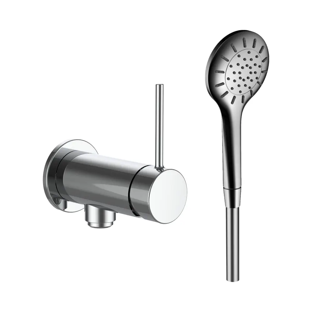 Laufen Twinplus Slim - dušas maisītājs - zemapmetuma, ar piederumiem, hroms HF505455100000
