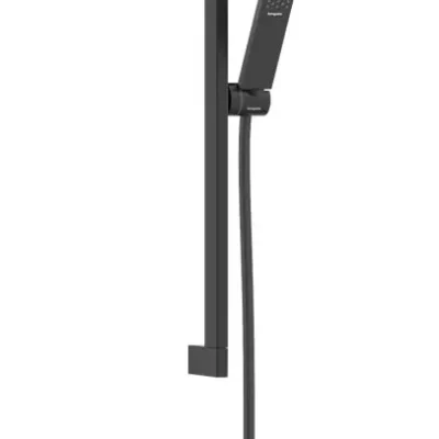 Hansgrohe Pulsify E - dušas komplekts, stienis un šļūtene, EcoSmart+, matēti melns 24371670