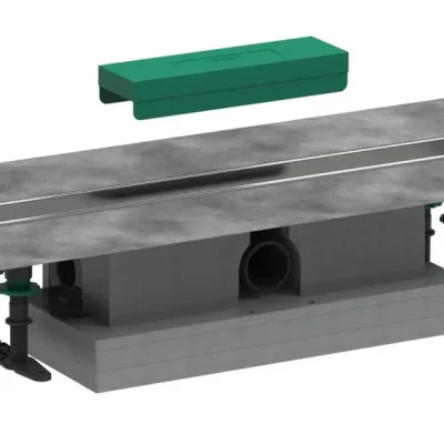 Hansgrohe uBox universal - komplekts standarta uzstādīšanai 600 dušas renēm, gatavais komplekts, nerūsējošais tērauds 56022180