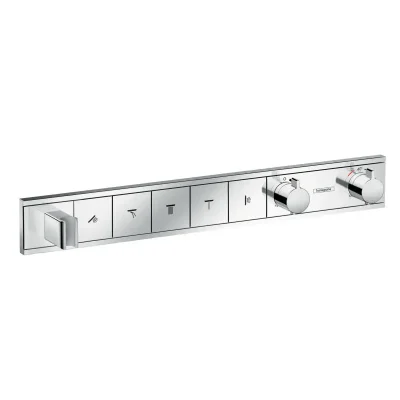 Hansgrohe RainSelect - zemapmetuma maisītājs 5 patērētājiem, hromēts 15358000