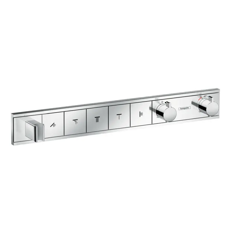 Hansgrohe RainSelect - zemapmetuma maisītājs 5 patērētājiem, hromēts 15358000