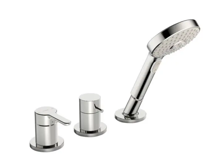 Hansa Designo - vannas maisītājs, 3 caurumu montāža, hroms 53259063