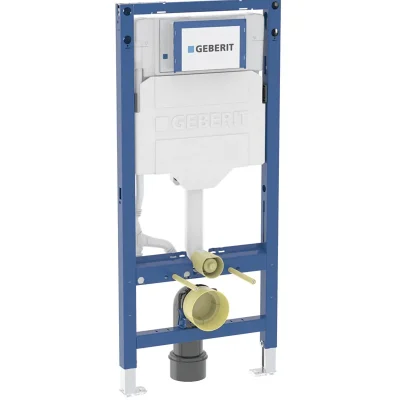 Geberit Duofix - priekšsienas elements pie sienas stiprināmam WC, ar Sigma skalošanas tvertni 12 cm, augstums 1,12 m 111.598.00.6