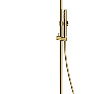 OMNIRES Y - dušas komplekts ar maisītāju, diametrs 25 cm, zelts Y1244MGL