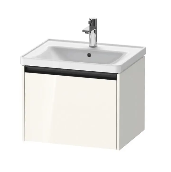 Duravit Ketho.2 - izlietnes skapītis, 44x58x46 cm, 1 atvilktne, balts spīdīgs K25081022220000