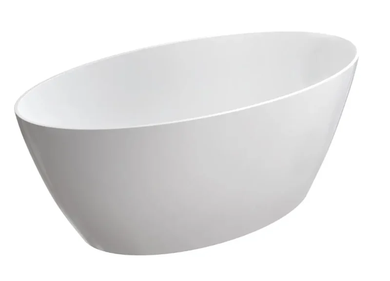 OMNIRES Siena M+ - brīvi stāvoša vanna, 161x81 cm, balta SIENAWWBP