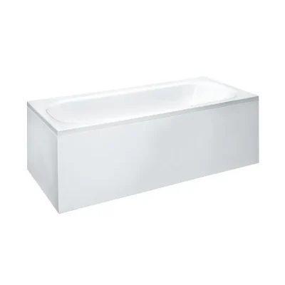 Laufen Solutions - vanna ar kāju rāmi un L veida apmali pa kreisi, 180x80 cm, balta H2245050000001