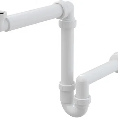 Alcadrain Siphons - Izlietnes sifons, diametrs 40 mm ar uzgriezni, vietu taupošs A434