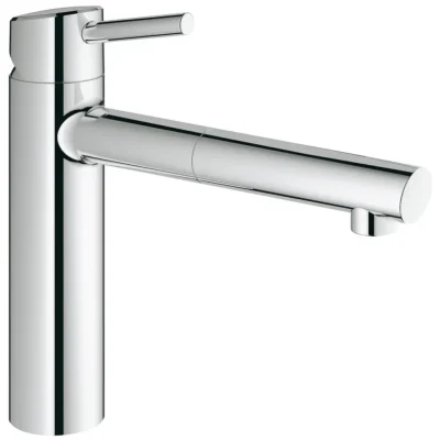 Grohe Concetto - virtuves izlietnes vienas sviras maisītājs, hromēts 31129001