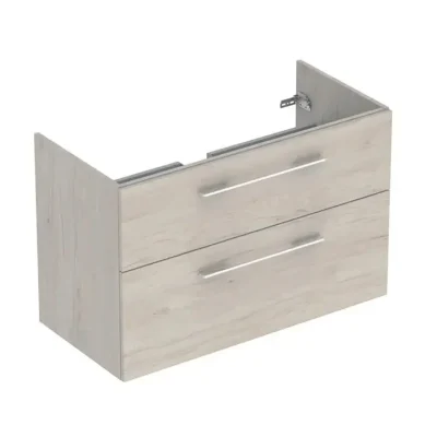 Geberit Selnova Square - izlietnes apakšskapītis 120×45×43 cm, 2 atvilktnes, Light Hickory 501.215.00.1