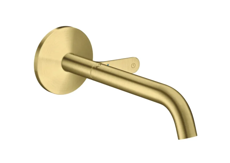 Axor One - zemapmetuma izlietnes maisītājs ar noteces komplektu, EcoSmart, matēts misiņš 48112950