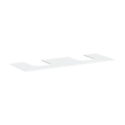 Hansgrohe Xevolos E - izlietnes virsma, 157x55 cm, 2 izgriezumi, balta matēta 54211700