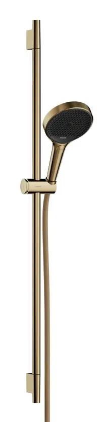 Hansgrohe Rainfinity - dušas komplekts: rokas duša, stienis un šļūtene, 3 strūklas veidi, zelts 28743990