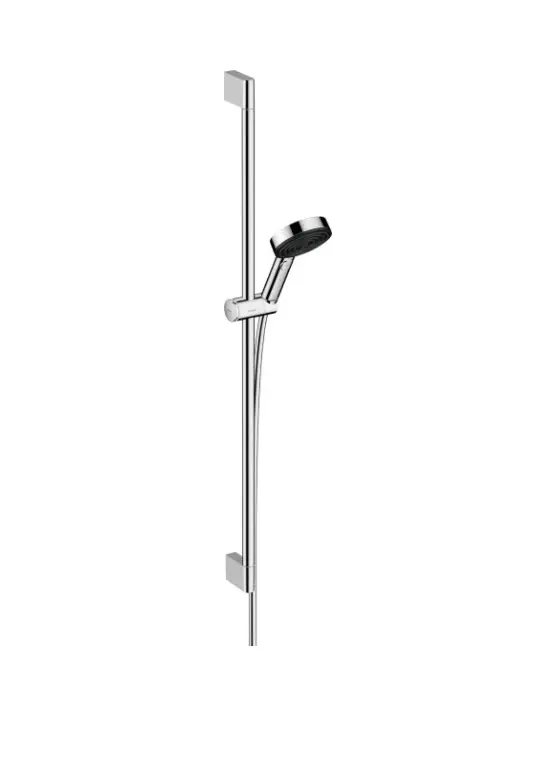 Hansgrohe Pulsify Select - dušas komplekts, 3 strūklas veidi, EcoSmart, stienis 96 cm un šļūtene, hroms 24171000