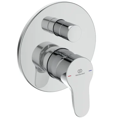 Ideal Standard Cerabase - zemapmetuma maisītājs 2 patērētājiem, ar korpusu, hroms A7393AA