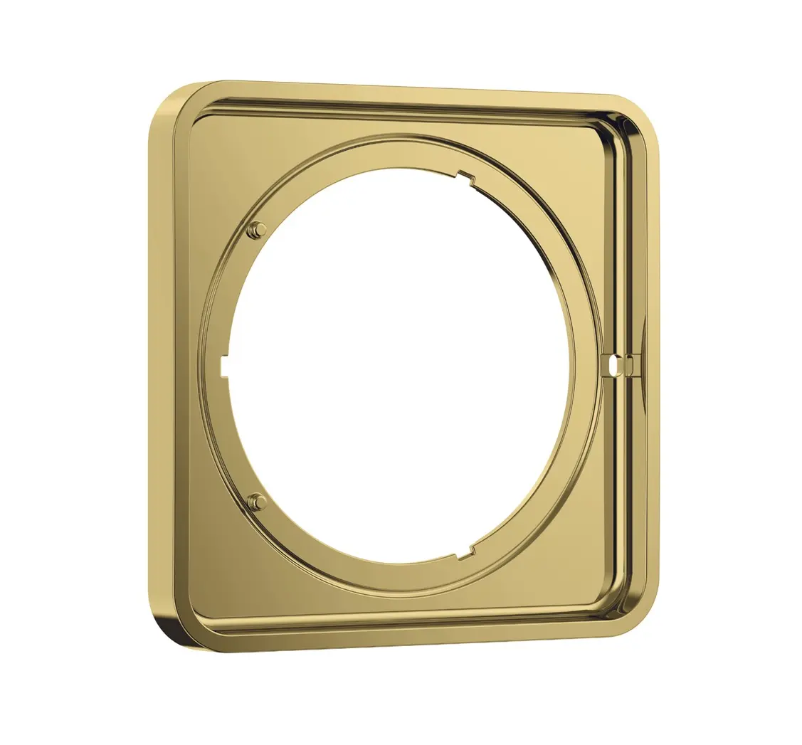 Axor ShowerSelect ID - pagarinājums 17x17 cm, pulēta zelta apdare 13640990