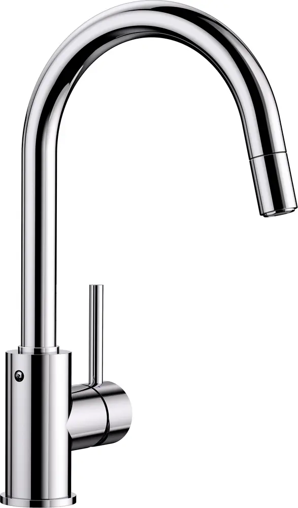 Blanco Mida S - virtuves maisītājs ar izvelkamu pieslēgumu, hroms 521454