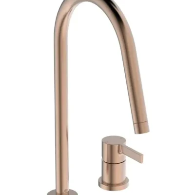 Ideal Standard Gusto - virtuves izlietnes maisītājs, 2 atveru montāža, Sunset Rose BD422J4