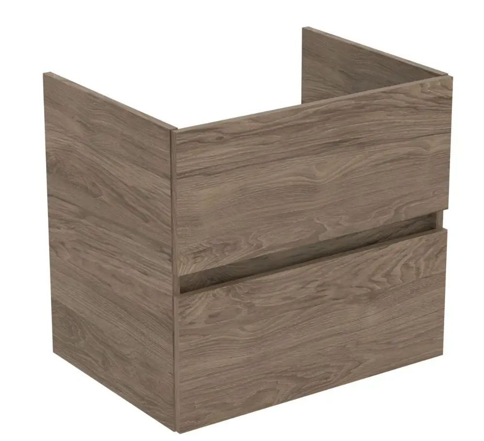 Ideal Standard Eurovit+ - skapītis zem izlietnes, 55x60x44 cm, 2 atvilktnes, valrieksts R0259Y9