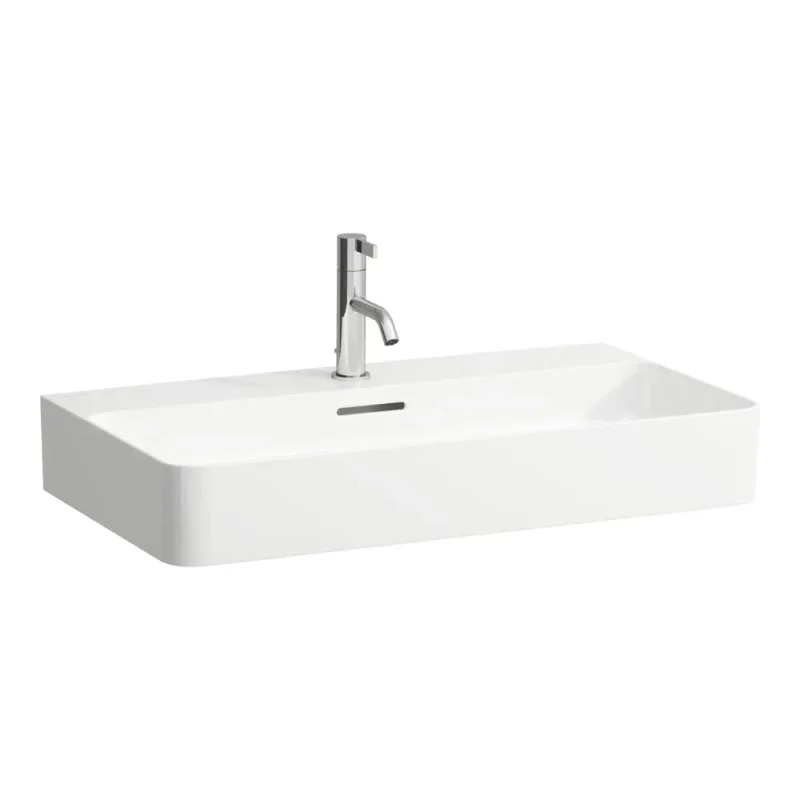 Laufen VAL - izlietne 75x42 cm, ar pārplūdi, krāna caurumu, balta H8102850001041
