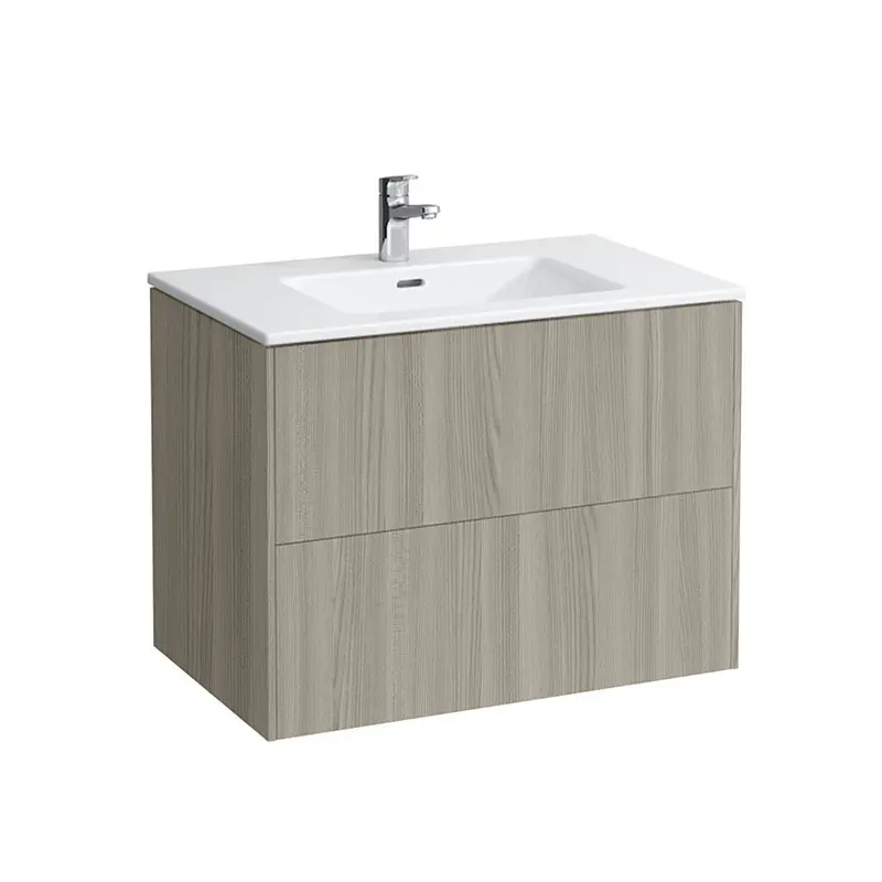 Laufen Pro S - izlietne ar zemskapi, 59x79x49 cm, 2 izvelkamās atvilktnes, gaišs goba H8649612621041