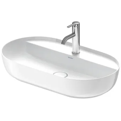 Duravit Luv - uzliekamā roku mazgāšanas izlietne, 70x40 cm, bez pārplūdes, ar krāna caurumu, balta 0380700000