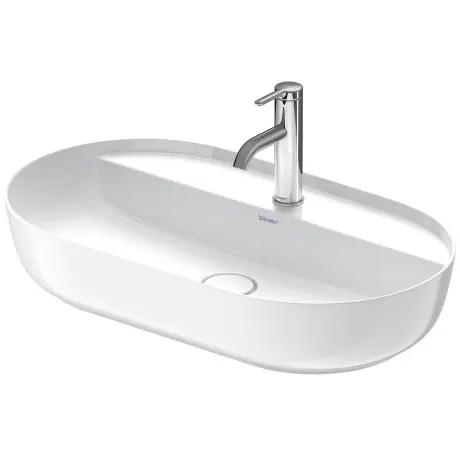Duravit Luv - uzliekamā roku mazgāšanas izlietne, 70x40 cm, bez pārplūdes, ar krāna caurumu, balta 0380700000