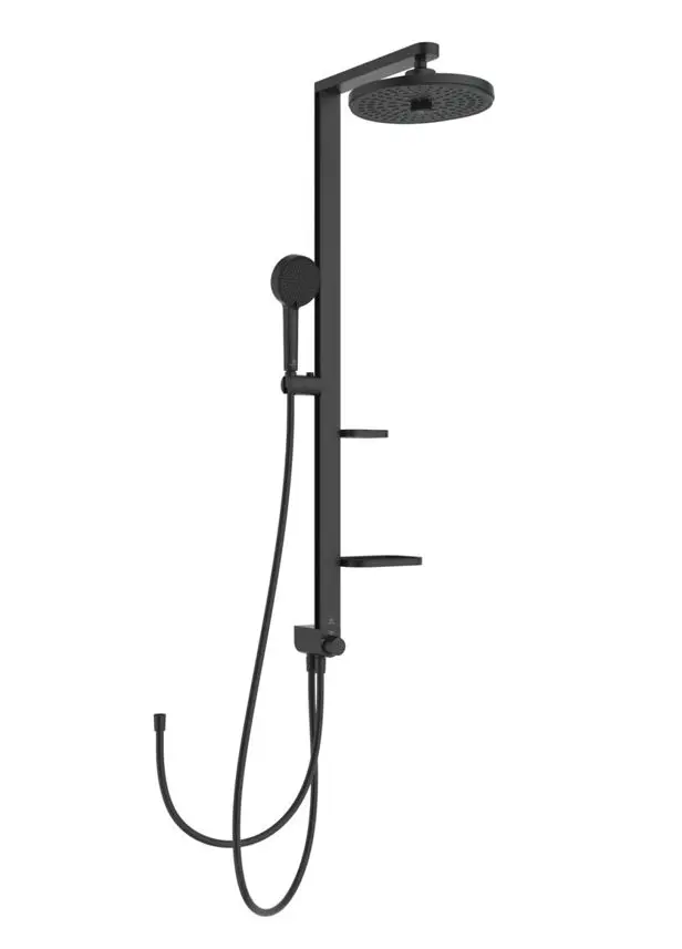 Ideal Standard ALU+ - dušas komplekts bez maisītāja, diametrs 26 cm, 2 strūklas veidi, zīda melns BD585XG