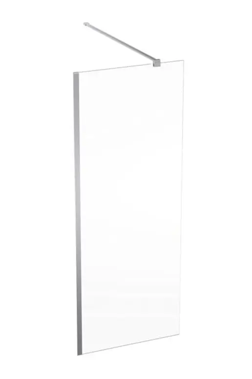 Geberit GEO - dušas siena Walk-In, 80x200 cm, sudrabs/caurspīdīgs stikls 560.119.00.2