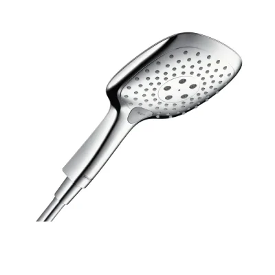 Hansgrohe Raindance Select E - dušas galva 150, 3 strūklas, EcoSmart 9 l/min, hromēta 26551000