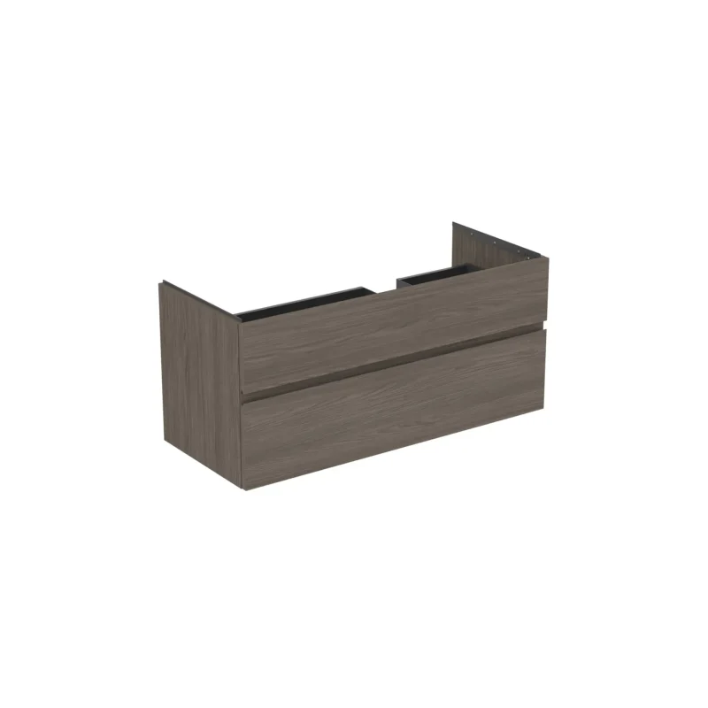 Ideal Standard Finesse - izlietnes skapītis 120x51x55 cm, 2 atvilktnes, Dark Elm E3448UR