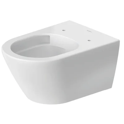 Duravit D-Neo - pie sienas stiprināms WC, bez apmales, DuraShield, matēti balts 257709AC00