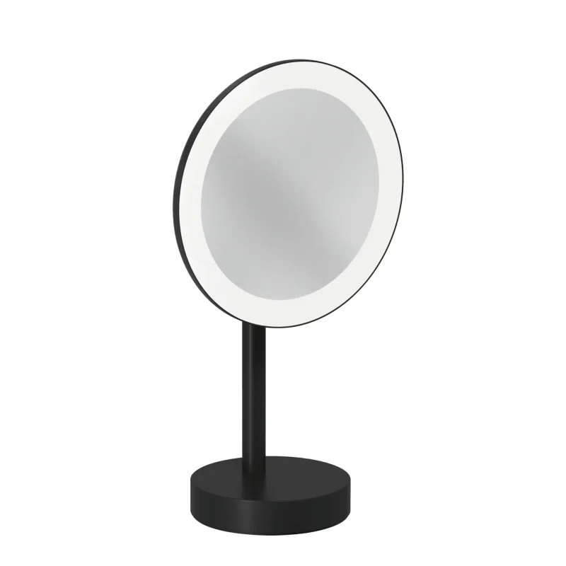 Kludi Vela R - kosmētiskais spogulis ar LED apgaismojumu, matēti melns 5899539F