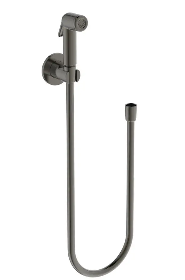Ideal Standard Idealspray - bidē rokas duša ar turētāju un šļūteni, Magnetic Grey B0595A5