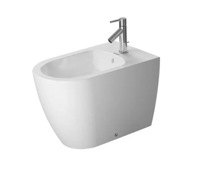 Duravit ME by Starck - grīdas bidē, ar WonderGliss, Alpu balts 22891000001
