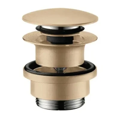 Hansgrohe noteces komplekti - Push-Open noteces komplekts izlietnes un bidē maisītājiem, birstēta bronza 50100140