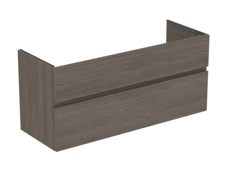 Ideal Standard Finesse - izlietnes skapītis, 120x44x55 cm, 2 atvilktnes, Dark Elm E3385UR