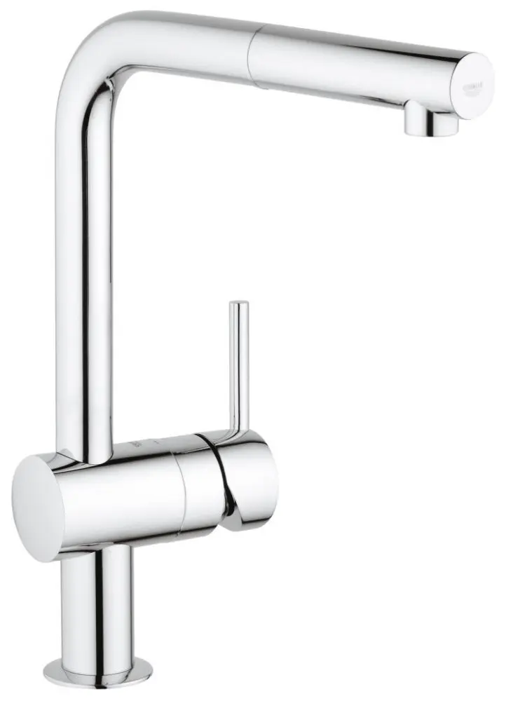 Grohe Minta - virtuves izlietnes vienas sviras maisītājs, hromēts 32168000