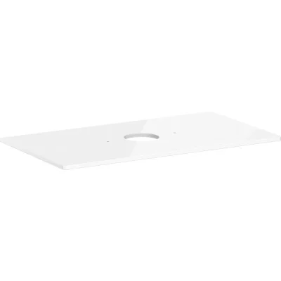 Hansgrohe Xelu Q - izlietnes virsma 98x55 cm, izgriezums vidū, balta spīdīga 54114050